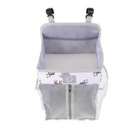 Toddmomy Organizer per Lettino con Tasche Sospese Porta Pannolini Morbido e Leggero per Cameretta e Viaggi Contenitore Portaoggetti con Motivo Animali per Fasciatoio e Culla Standard