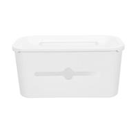 Toddmomy Organizer per pannolini da appendere con coperchio - Cestino portaoggetti 3 in 1 per culla - Contenitore da comodino per salviettine e piccoli giocattoli - Accessorio per culla e comodino