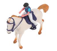 Toddmomy Ornamenti per bambole a cavallo mini figurine di figura d'azione del cavallo arredamento del cavallo Accessori per statua del cavallo in piedi plastica