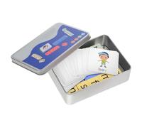 Toddmomy Ortografia Legno con Carte Illustrate Educativo per Schede Colorate per Apprendimento Alfabeto Didattico per Sviluppo delle Competenze Linguistiche