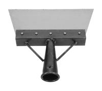 Toddmomy Pala da giardino resistente, pala piatta in acciaio, raschietto per esterni, ideale per la fattoria, la rimozione del fango, la pulizia delle erbacce e il rivoltamento del terreno. Attrezzo