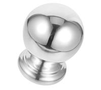 Toddmomy Palla Decorativa Resistente ai Graffi per Recinzione in Acciaio Inossidabile Argento da 89mm Cappuccio Cavo e Facile da Installare per Decorazioni da Giardino