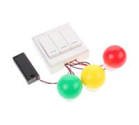 Toddmomy Pannello Interruttori Montessori per con LED Sensoriale da Viaggio Design Interattivo per Sviluppo Cognitivo Pannello da Te per Attività Educative