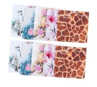 Toddmomy Panni in Microfibra la Pulizia degli Occhiali dello Schermo del Telefono, Set da 10 Pezzi 14,5x14,5 Cm, Motivo Classico Stampato, Riutilizzabili per Lenti, Stili multipli