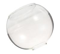 Toddmomy Paralume in Vetro Trasparente per Lampada Sospensione Sfera Doppio Paralume di Ricambio Leggero e Facile da Installare per Soggiorno Camera Studio e Hotel