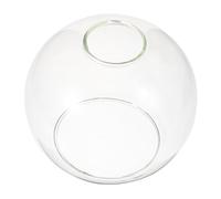 Toddmomy Paralume in Vetro Trasparente per Lampadario Sospeso Paralume Globo Doppio Sostituzione Decorativa per Lampade Sospensione Stile Unico per Soggiorno e Camera
