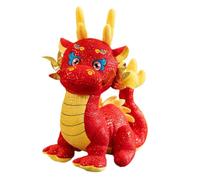 Toddmomy Peluche Morbido e Leggero in Cotone PP Giocattolo Decorativo Anno del Dragone per Festa di Stagione e Regalo di Capodanno Cinese (20 cm)