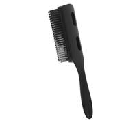 Toddmomy Pettine Styling Nero Abs a Nove File per Uomini e Donne | Denti Scanalati, Design Antistatico, Impugnatura Comoda, Finitura Opaca