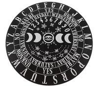 Toddmomy Piatto Divinatorio Intagliato in Legno Massello per Meditazione Decorazione Spirituale per Casa e Studio Accessorio per Decisioni 30 Cm