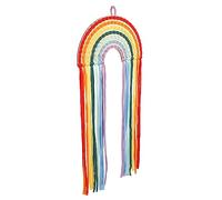 Toddmomy Porta Fiocco per Capelli da Bambina Design Arcobaleno Organizer per Forcine e Fermagli da Appendere alla Porta Muro in Camera da Letto e Soggiorno