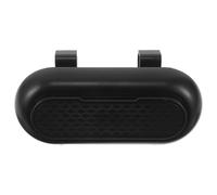 Toddmomy Porta occhiali da sole per aletta parasole auto - Custodia protettiva per occhiali da vista per auto - Scatola organizer per accessori per aletta parasole veicolo, colore nero