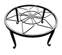 Toddmomy Porta Piante da Interno in Ferro Nero, Supporto Floreale Delicato | Vasi e Fiori, Struttura Semplice da Esposizione, Adatto a Giardino e Balcone