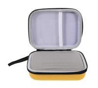 Toddmomy Porta Plettri Borsa Portatile Gialla Grande Capacità e Chitarra per Regalo in EVA e Nailon Organizzare Prevenire la Perdita di Plettri per Impara a Suonare la Chitarra