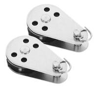 Toddmomy Puleggia Funzionamento Fluido e Barca per Acciaio Inossidabile in Kayak 2 Pezzi Accessori Prestazioni Affidabili per Barca da Pesca