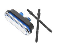 Toddmomy Pulsante per Cassetta Wc Doppio Tasto in Resistente Ricambio per Serbatoio Acqua Bagno Tasto Scarico Sostitutivo Facile da Montare e Durevole
