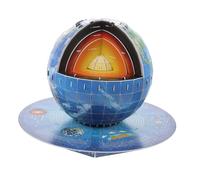 Toddmomy Puzzle 3D del Globo per 6-10 Anni Educativo Diy per Esplorazione Geografica e Sviluppo delle Competenze Set Costruzione Facile