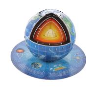 Toddmomy Puzzle 3D del Globo per Educativo Facile da Montare per 6 Anni Set Completo per l'Universo Solare