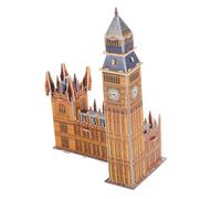 Toddmomy Puzzle Di Costruzione 3d Dell’orologio Di Londra Per Ragazzo Ragazza e Adulti, Puzzle Di Carta Fai Da Te Educativo, Di Architettura 3d Da Assemblare, Regalo Creativo Per Feste e Compleanni
