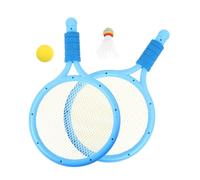 Toddmomy Racchette Badminton per Genitori Racchette Badminton e Tennis con Design Antiscivolo Gioco Sportivo Interattivo per Sviluppo Fisico e Sociale Set Completo con Volani