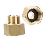 Toddmomy Raccordo Adattatore per 3/8 a 9/16 2 Pezzi per Camper e Connettore Flessibile in Facile Installazione e Riparazione