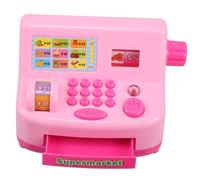Toddmomy Registratore Cassa Giocattolo Per Ragazzo Ragazza Accessorio Educativo Portatile Con Funzioni Simulazione e Gioco Di Ruolo Sviluppo Delle Competenze Cognitive e Sociali Per Interni