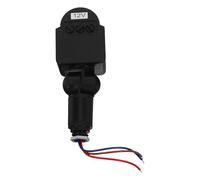 Toddmomy Rilevatore di Movimento a Infrarossi 12V Luce LED 30W Rilevamento Regolabile 5-11M Angolo 180° Ip54 Controller per Illuminazione Notturna e Diurna Installazione Semplice per