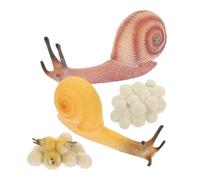 Toddmomy Riproduzione Educativa della Lumaca in Plastica Realistica e Facile da Pulire Kit Didattico Ciclo di Vita per Curiosi di Natura e Animali