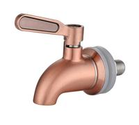 Toddmomy Rubinetto in Acciaio Inox per Secchio Vino e Bevande Valvola a Sfera Ceramica Antigoccia Flusso Resistente e Sicuro per Contenitori Liquidi
