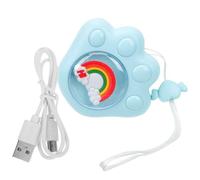 Toddmomy Scaldamani Portatile a Forma di Artiglio di Gatto USB Luminoso in Plastica Compatto per Attività All’Aperto e Uso Invernale