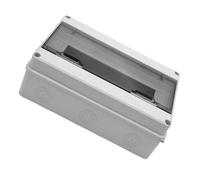 Toddmomy Scatola dell'Interruttore Automatico Esterna Resistente alle Intemperie in Plastica Coperchio Piccola Scatola Elettrica di Distribuzione per Uso Domestico e Ambienti Esterni