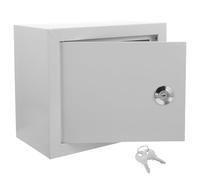 Toddmomy Scatola Elettrica Esterna in Metallo 30X25 CM Resistente alle Intemperie Coperchio Scatola di Giunzione Elettronica da Parete per Installazione Esterna e Distribuzione Energia