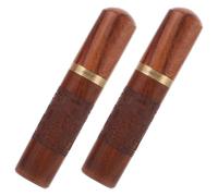 Toddmomy Scatola per Aghi in Legno 2 Pezzi Grande capacità, Custodia Raffinata e Creativa per Conservare Aghi da Cucito e Lavori Artigianali, per Ricamo e Lavoro a Mano