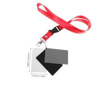 Toddmomy Scheda Grigia Portatile per Bilanciamento del Bianco con Gradazioni Multipli Bianco e Nero Cartoncino Flessibile per Esposizione Fotografica e Ripresa Riferimento Luce Accurato e