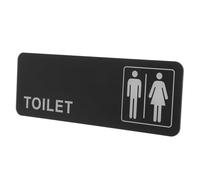 Toddmomy Segnaletica Bagno Autoadesiva Uomo Donna in Plastica Cartello Porta Wc per Uffici Hotel e Spazi Pubblici Facile Installazione su Superfici Lisce Adatto Bagni e Locali Igienici