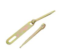 Toddmomy Serrature Scatto in Legno con Perno in Metallo Chiusura di Sicurezza Bullone Saldato Fermaporta Vintage per Porte in Legno per Casette e Progetti di Restauro Tradizionale