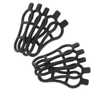Toddmomy Set 10 Pezzi Cinghie in Silicone Nero per Luce Bici Sgancio Rapido Toolfree e Compatibilità, per Luci Anteriori e Posteriori su Bici da Strada e Mountain Bike