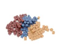 Toddmomy Set 150 Vuoti Da 8 Mm, A Sei Per L'interazione in Classe, Giochi Da Tavolo Da Te, Apprendimento Della Matematica, Alfabeto, Puzzle,
