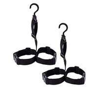 Toddmomy Set 2 Appendiabiti per Stivali da Pesca Regolabili in Poliestere Gancio Girevole per Asciugatura All’aperto, Cinghie Resistenti per Stendibiancheria Stivali da Wader, Accessorio