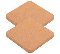 Toddmomy Set 2 Pannelli di Sughero Quadrati 15x15 Cm Leggeri Design Semplice per Ufficio e Decorazioni Murali, per Fissare Spilli e Appunti