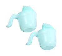 Toddmomy Set 2 Pezzi Tazze per Shampoo per Ragazzo Ragazza in Pp, Facili da Pulire, Design Adorabile e Divertente, Perfette per Bagnetto di Ragazzo Ragazza e Genitori