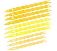 Toddmomy Set 40 Pezzi di Mending Needles per Rete da Pesca in Plastica Giallo, Net Repair Tool Compatto per Riparare Reti da Pesca, per Principianti ed Esperti, Modelli #1#2#3#4