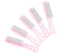 Toddmomy Set 5 Pezzi Spazzole per Parrucche in Plastica e Pettine a Denti Fini per Bambole Bjd, Districante per Chioma Sintetici, Styling Parrucca Spilli Metallici, Cura Parrucca Bambola