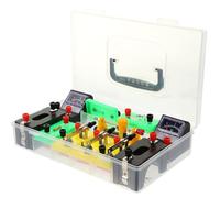 Toddmomy Set Attrezzatura Sperimentale Elettrica Didattica per Fisica Kit Scientifico Portatile per Esperimenti di Elettricità Strumenti Sperimentali Compatti per Studenti Colore Casuale