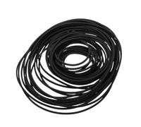 Toddmomy Set da 100 Cinghie in Gomma per Registratore a Cassette, Larghezza 1 Mm, Dimensioni Assortite 40-135 Mm, Kit di Riparazione per Dvd CD Vcr, Sostituzione Cinghia di Trasmissione