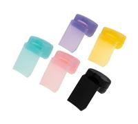 Toddmomy Set da 5 Poggiadito in Silicone Colorato per Clarinetto, Cuscinetto Comodo e Portatile per Pollice, Accessorio Stabile per Esercitazione e Uso Professionale in Aula a Casa