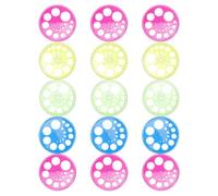Toddmomy Set di 15 goniometri a 360 gradi e righelli multifunzionali per il | Strumenti per il disegno geometrico, righello, cercatore di angoli, materiale scolastico per studenti e insegnanti.