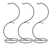 Toddmomy Set di 3 Supporti per Ornamenti, Supporto in Ferro da Appendere PE | Supporto per appendere ornamenti natalizi: sfere di vetro, terrari per piante aeree, sfere decorative, decorazioni per la cas
