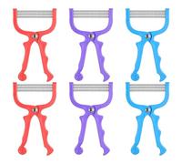 Toddmomy Set di 6 epilatori per sopracciglia e viso - Epilatore a molla per la rimozione dei peli del viso, ideale per la della mascella, il labbro superiore e le guance - Epilatore manuale facile da