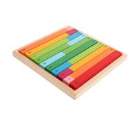 Toddmomy Set Matematici Montessori per Strumenti Didattici Colorati per l'Apprendimento dei Decimali Materiali Montessori per l'Educazione Prescolare