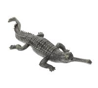 Toddmomy Simulazione Coccodrillo Falso in Plastica Resistente Decorativo Realistico per Camera e Giardino Educativo per Amanti Animali Selvaggi